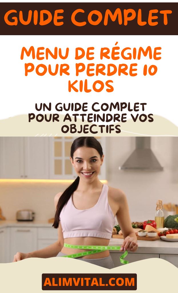 régime pour perdre 10 kilos